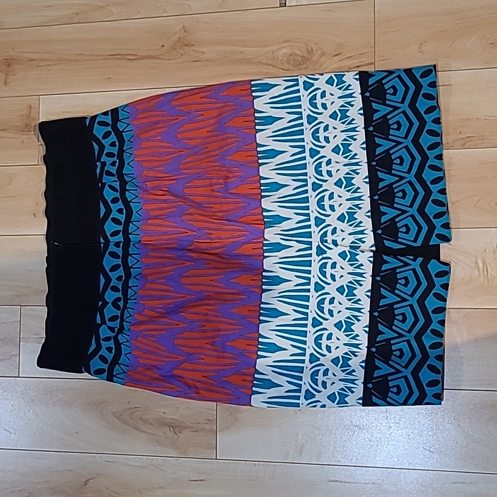 Anthropologie Plenty by Tracy Reese women's size 10 colorful skirt - Picture 4 of 6